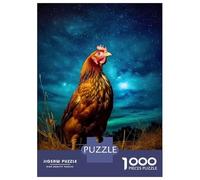 Jigsaw Puzzles 1000 Pieces for Adults Chicken Galaxy Jigsaw Puzzle DIY Toys But Fun And Humorous Deal As Gifts for The Whole Family 38x26cm/1000pcs