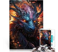 Jigsaw Puzzles 1000 Pieces for Adults Chinese dragon Made of cardboard Suitable for ages 14 and up Play toys because it is ideal as a gift for the whole family。size：26x38cm/10.24x14.96inch