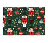 Jigsaw Puzzles 1000 Pieces for Adults Christmas Nutcracker Green Animal Floral Art Nature Puzzle Family Puzzle Lovers Gifts, 29.5x19.7 Inch