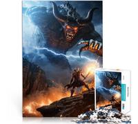 Jigsaw Puzzles 1000 Pieces for Adults Clash of Titans Pädagogisches Familienspiel Geburtstagsgeschenk, Geschenke52x38cm