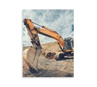 Jigsaw Puzzles 1000 Pieces for Adults，Close-up of an industrial excavator at a construction site，Intellectual Challenge Puzzle Home Decor（75x50cm）-AQ92