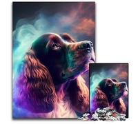 Jigsaw Puzzles 1000 Pieces for Adults Cocker Spaniel Nebula Jigsaw Puzzles for Adults Gift for Men And Women, Daily & Special Occasion 50x75CM/19.68x29.52inch