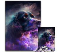 Jigsaw Puzzles 1000 Pieces for Adults Cocker Spaniel Nebula Jigsaw Puzzles for Adults Gift for Men And Women, Daily & Special Occasion 50x75CM/19.68x29.52inch