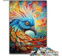 Jigsaw Puzzles 1000 Pieces for Adults Color Phoenix 1000 Piece Jigsaw Develops Hand-Eye Coordination Skills, Perfect for Birthday Gifts 50x75cm