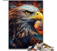 Jigsaw Puzzles 1000 Pieces for Adults Colorful Art Eagle Puzzles for Adults Family Interaction & Fun Gift, Vibrant Abstract Design (Size 26x38 cm)