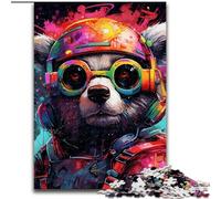 Jigsaw Puzzles 1000 Pieces for Adults Colorful Art Koala Jigsaw Family Interactive Game, Ideal for Teenagers, Brain Teaser Gift (size : 50x75cm)