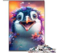 Jigsaw Puzzles 1000 Pieces for Adults Colorful Art Penguin 1000 Piece Jigsaw Artwork Decor Intelligence Toy for Family Indoor Games size : 50x75cm