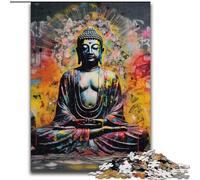 Jigsaw Puzzles 1000 Pieces for Adults Colorful Buddha 1000 Piece Jigsaw Develops Hand-Eye Coordination Skills, Perfect for Birthday Gifts 50x75cm