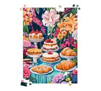 jigsaw Puzzles 1000 Pieces for Adults -Colorful cake feast-Fun Educational Games Beautiful Decoration Puzzle