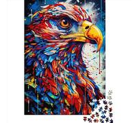 Jigsaw Puzzles 1000 Pieces for Adults Colorful Eagle Puzzle for Adults Paper Board Puzzles Family Decoration 1000pcs (38x26cm)