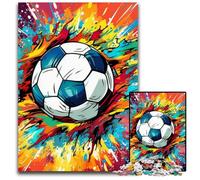 Jigsaw Puzzles 1000 Pieces for Adults Colorful Football cardboard Jigsaw Puzzles Brain Challenge Game for Teenagers & Family Interaction 26X38CM/10.23x14.96inch