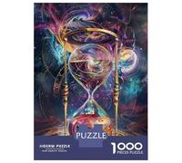 Jigsaw Puzzles 1000 Pieces for Adults Colorful Hourglass Art Print Adult Jigsaw Toy Wall Decor Home Decoration Deal As Gifts for The Whole Family 38x26cm/1000pcs