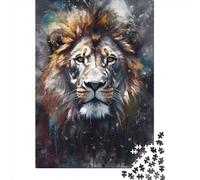 Jigsaw Puzzles 1000 Pieces for Adults Colorful Lion Portrait Jigsaw Puzzles 1000 Pieces for Adults 1000pcs (75x50cm)