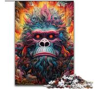 Jigsaw Puzzles 1000 Pieces for Adults Colorful Monkey Jigsaw Challenging Brain Teaser for Teenagers, Family Game Night Fun (size : 26x38cm)