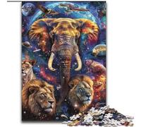 Jigsaw Puzzles 1000 Pieces for Adults Colorful Tree of Life Made of Wood, Perfect DIY Art Decor Or Birthday Gift 50x75cm for Birthday Holiday Christmas