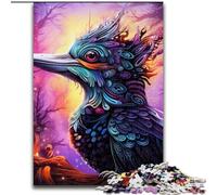 Jigsaw Puzzles 1000 Pieces for Adults Colorful Woodpecker Impossible Jigsaw Puzzles for Adults Birthday Party for Men Women (Size 26x38 cm)