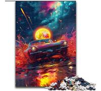 Jigsaw Puzzles 1000 Pieces for Adults Colourful Classic Sports Cars Made of Wood, Perfect DIY Art Decor Or Birthday Gift 50x75cm for Birthday Holiday Christmas