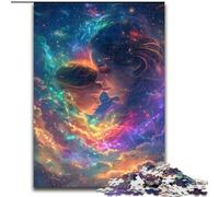 Jigsaw Puzzles 1000 Pieces for Adults Colourful Clouds Jigsaw Puzzle Made of Wood,Interactive Family Game, DIY Home Decor, Challenging Brain Teaser Gift 1000pcs(50x75cm)