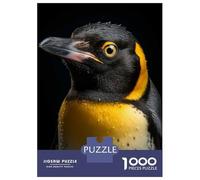 Jigsaw Puzzles 1000 Pieces for Adults Cool Penguin Portrait Puzzle for Adults Family Game Wall Decoration for Birthday, Chrismas 52x38cm/1000pcs