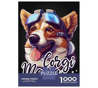 Jigsaw Puzzles 1000 Pieces for Adults Corgi Mama Cute Dog Mom Jigsaw Puzzle DIY Toys But Fun And Humorous Deal As Gifts for The Whole Family 38x26cm/1000pcs