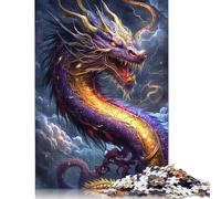 Jigsaw Puzzles 1000 Pieces for Adults Cosmic Fantasy Dragon Jigsaw Puzzle Set Adult Toys Gift Jigsaw for Home Wall Decoration 1000pcs (75x50cm)