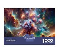Jigsaw Puzzles 1000 Pieces for Adults Cosmic Flower Garden Puzzles for Adults Fun Games Improve Memory Deal As Gifts for The Whole Family 38x26cm/1000pcs