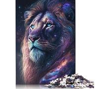 Jigsaw Puzzles 1000 Pieces for Adults Cosmic Galaxy Lion Jigsaw Puzzle Set Adult Toys Gift Jigsaw for Home Wall Decoration 1000pcs (75x50cm)