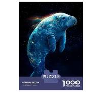 Jigsaw Puzzles 1000 Pieces for Adults Cosmic Manatee Puzzles for Adults Fun Games Improve Memory Deal As Gifts for The Whole Family 70x50cm/1000pcs