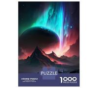 Jigsaw Puzzles 1000 Pieces for Adults Cosmic Mountainscape Jigsaws for Adults Fun Games A Work of Art Deal As Gifts for The Whole Family 52x38cm/1000pcs