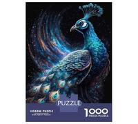 Jigsaw Puzzles 1000 Pieces for Adults Cosmic Peacock Puzzles for Adults Fun Games Improve Memory Deal As Gifts for The Whole Family 38x26cm/1000pcs