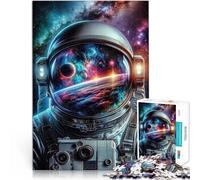 Jigsaw Puzzles 1000 Pieces for Adults Cosmic Reflections~ Lernspiele DIY Spielzeug mit passendem Poster und Quizblatt75x50cm
