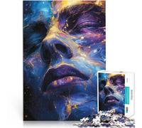 Jigsaw Puzzles 1000 Pieces for Adults Cosmic Sovereignty pädagogische Herausforderung Wunschliste mit dem Weihnachtsmann38x26cm