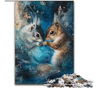 Jigsaw Puzzles 1000 Pieces for Adults Cosmic Squirrel Puzzle Home Activity for Holidays, Birthdays, And Family Game Nights (size 50x75cm)