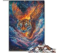 Jigsaw Puzzles 1000 Pieces for Adults Cosmic Tiger Jigsaw for Home Decor, Ideal Christmas & New Year Gift for Teenagers (size 50x75cm)