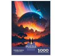 Jigsaw Puzzles 1000 Pieces for Adults Couple Galaxy Realm Planet Jigsaws for Adults Fun Games A Work of Art Deal As Gifts for The Whole Family 38x26cm/1000pcs