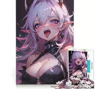 Jigsaw Puzzles 1000 Pieces for Adults Crazy Vampiress Ophelia, Educational Toy, Difficult Hard, for Birthday, Chrismas 38x26cm