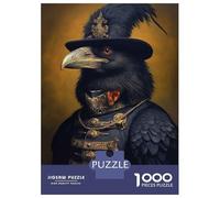 Jigsaw Puzzles 1000 Pieces for Adults Crow Puzzle for Adults Hands-on Game Improve Memory Deal As Gifts for The Whole Family 52x38cm/1000pcs