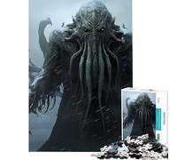 Jigsaw Puzzles 1000 Pieces for Adults Cthulhu Snow Deco Art Toys Educational Games Practical Game Learning Educational Gifts Ideas (Size 50x75cm)
