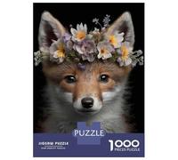 Jigsaw Puzzles 1000 Pieces for Adults Cute Baby Fox Puzzles for Adults Fun Games Improve Memory Deal As Gifts for The Whole Family 52x38cm/1000pcs