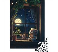 Jigsaw Puzzles 1000 Pieces for Adults Cute Bear Jigsaw Puzzles for Adults 1000pcs (38x26cm)