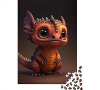 Jigsaw Puzzles 1000 Pieces for Adults Cute Brown Dragon 12 Jigsaw Puzzles 1000 Pieces for Adults 1000pcs (38x26cm)