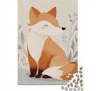 Jigsaw Puzzles 1000 Pieces for Adults Cute Fox Illustration-10 Adult Puzzles Relaxing Games Difficult Hard Deal As Gifts for The Whole Family 38x26cm/1000pcs