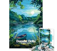 Jigsaw Puzzles 1000 Pieces for Adults Danube Delta Biosphere Reserve Romania Relaxing Games Learning Educational Toys Secret Santa Gifts Family Activities (size 50x75cm)