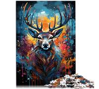 Jigsaw Puzzles 1000 Pieces for Adults deer animal Game Toys 26x38cm for is ideal as a gift for the whole family for teenager Age 14+