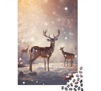 Jigsaw Puzzles 1000 Pieces for Adults Deer Jigsaw Puzzles 1000 Pieces for Adults 1000pcs (75x50cm)