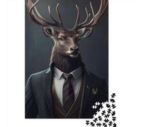 Jigsaw Puzzles 1000 Pieces for Adults Deer Suit Animal Jigsaw Puzzles 1000 Pieces for Adults 1000pcs (75x50cm)
