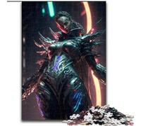 Jigsaw Puzzles 1000 Pieces for Adults Devil Made of Wood, for Ages 14+ 50x75cm Challenging & Entertaining, Family Activity