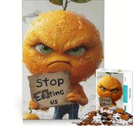 Jigsaw Puzzles 1000 Pieces for Adults Dont Eat Oranges Cartoon, Educational Toy, Difficult Hard, for Birthday, Chrismas 50x75cm
