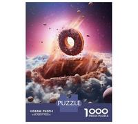 Jigsaw Puzzles 1000 Pieces for Adults Donut Asteroid Puzzle for Adults Hands-on Game Improve Memory Deal As Gifts for The Whole Family 52x38cm/1000pcs