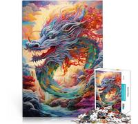 Jigsaw Puzzles 1000 Pieces for Adults Dragon Art Game Toys 26x38cm Help the brain exercise addictive toys to cultivate patience